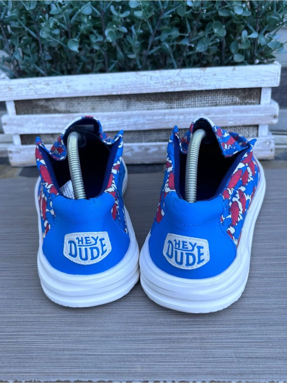 HEY DUDE Wally H2O Fish Camo Shoes